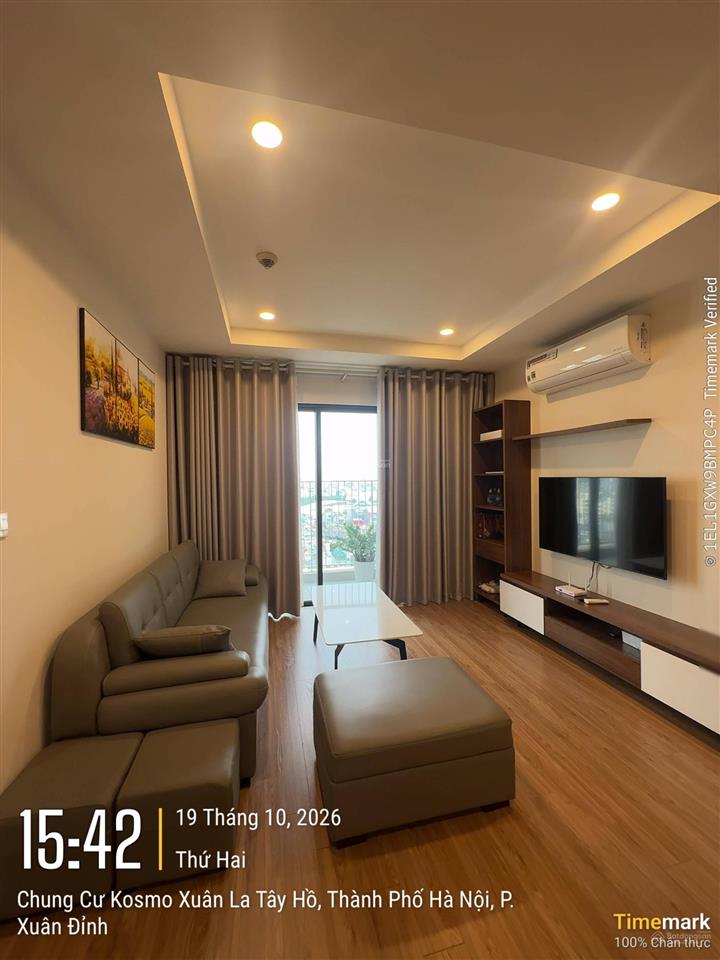 Em cho thuê căn hộ 2pn2wc chung cư kosmo tây hồ 84m full nội thất view hồ tây giá 16tr