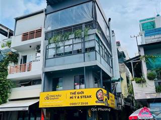 Siêu vị trí! cần bán căn góc 2 mt lê văn sỹ, quận 3 (4.5x18m, 3 tầng, hđt 90 triệu/th), giá 24 tỷ