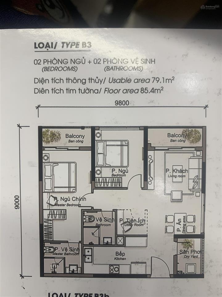 Bán gấp căn 2pn2wc 85.4m2 giá rẻ hơn thị trường 500tr celadon city, liền kề aeon mall tân phú
