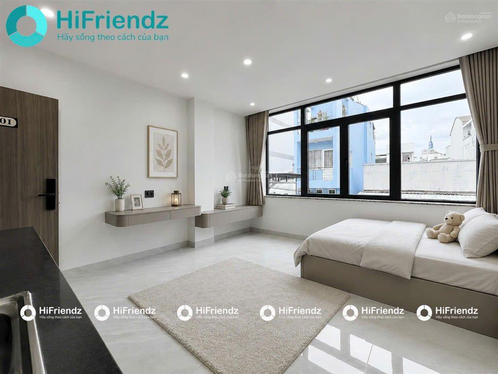 Cho thuê căn hộ studio cửa sổ trời full nội thất, có thang máy  ngay chợ bà chiểu