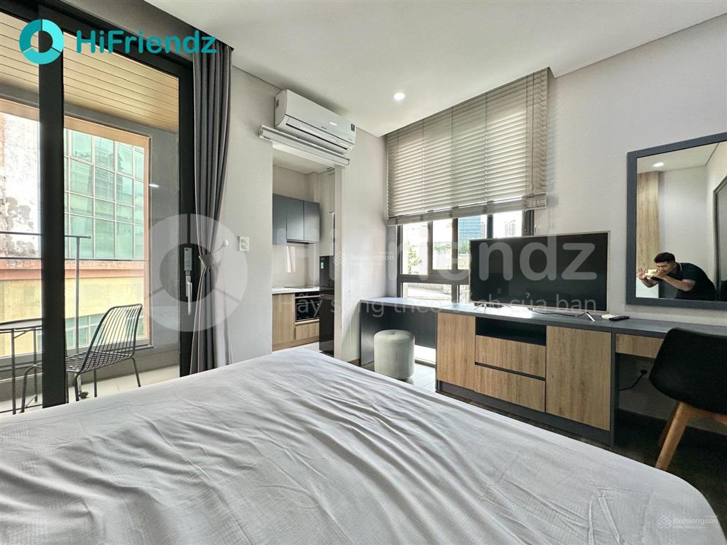 Cho thuê căn hộ chung cư mini q3| 1pn tách bếp bancol, thang máy, hầm xe, bảo vệ gần vx dân chủ