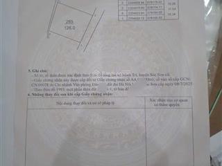 Bán đất thái lai kim anh, mặt tiền khủng 10m, dt 126m full tc, giá nhỉnh 2tỷ