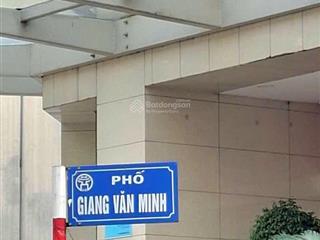 Bán nhà mặt phố giang văn minh 295m2, 9 tầng giá 345 tỷ. ba đình