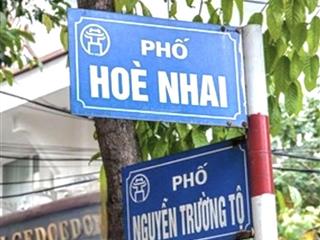 Bán nhà mặt phố hòe nhai 200m2, 5 tầng giá thỏa thuận