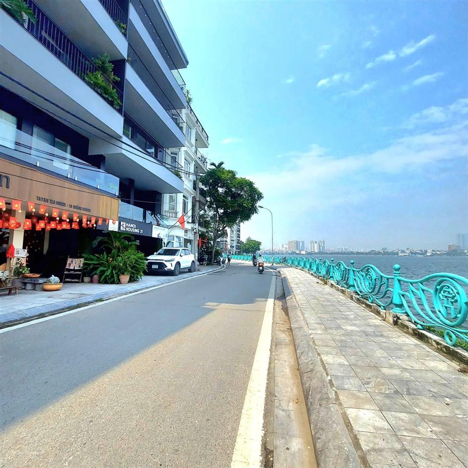 Bán nhà mặt phố quảng khánh 183m2, 5 tầng 1 hầm giá 158 tỷ. tây hồ