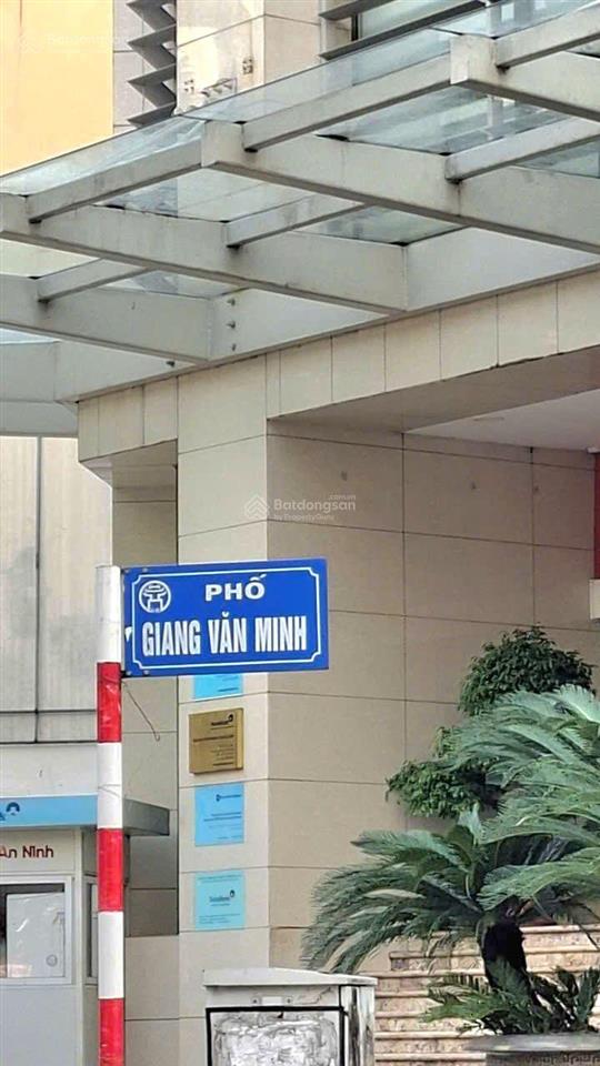 Bán nhà giang văn minh 310m2, 11 tầng giá 315 tỷ. ba đình