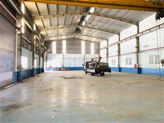 Cho thuê kho tại thị trấn đông anh, gần nhà máy thép 1300m2 khung thép mái tôn, cao 9m giá 60k