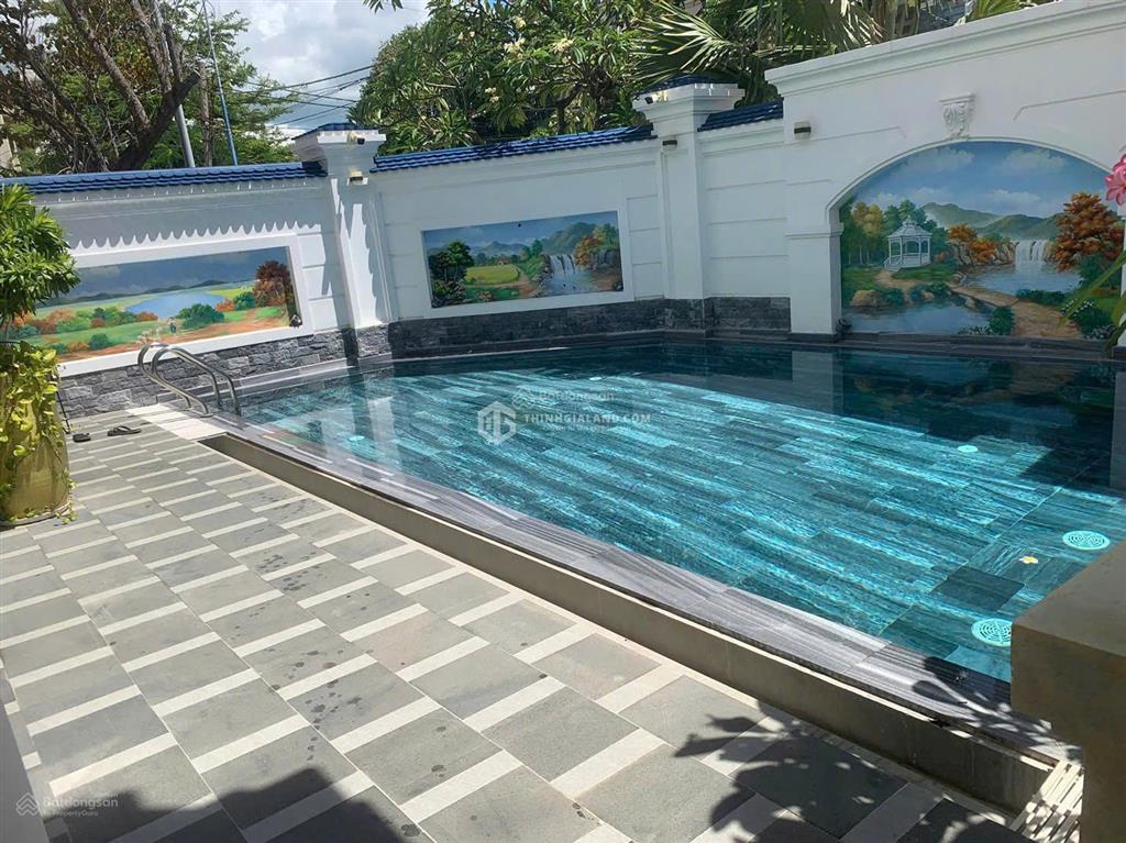 Bán biệt thự cổ điển căn góc 2 mặt tiền đường mạc thanh đạm  s=263m2 =4 tầng  sát bãi sau  56 tỷ