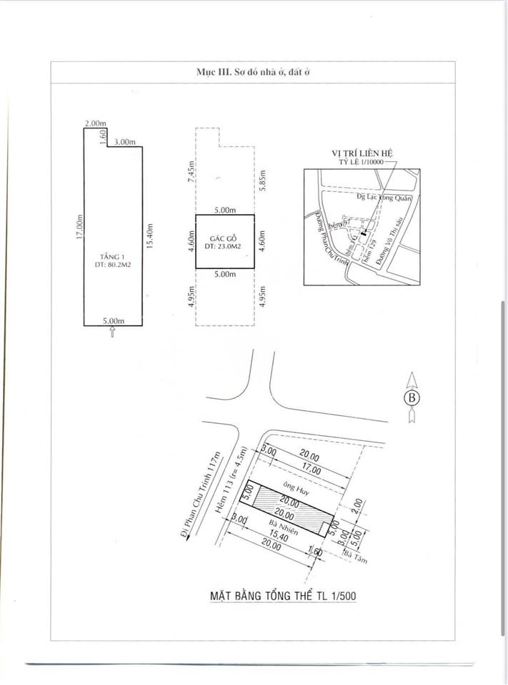 Bán nhà gần bãi sau, hẻm 113/ phan chu trinh  100m2 5x20m vị trí đáng sống, khu dân trí  11,5 tỷ