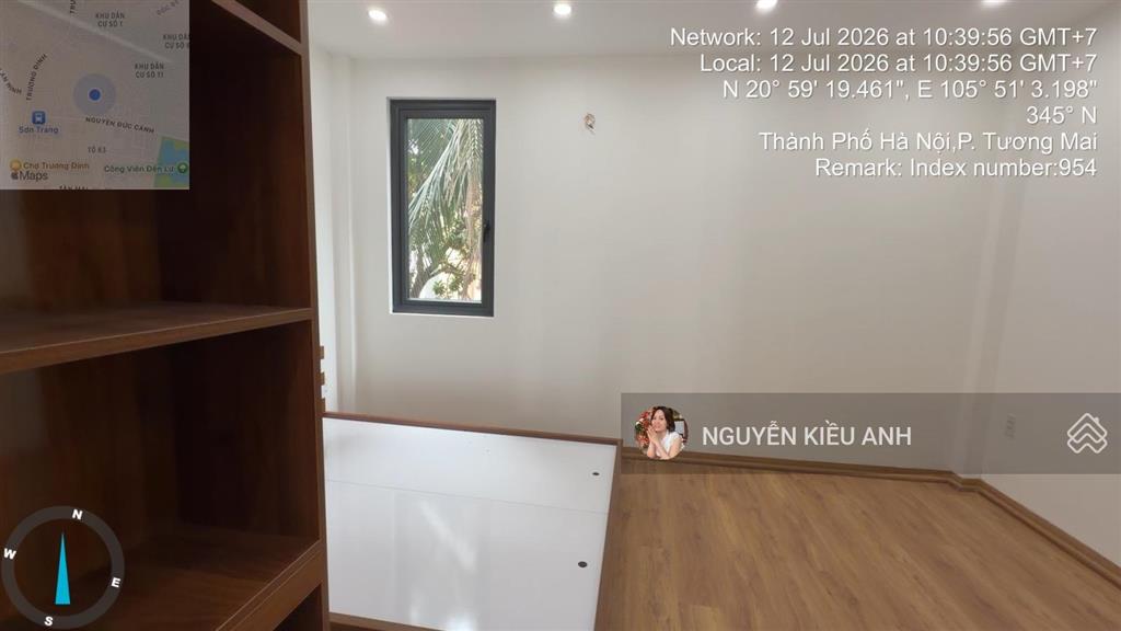 Trương định 56,9m2x5t mt 4,94m mặt ngõ ô tô dừng đỗ 2 thoáng  chỉ 224tr/m2! sđcc ctl