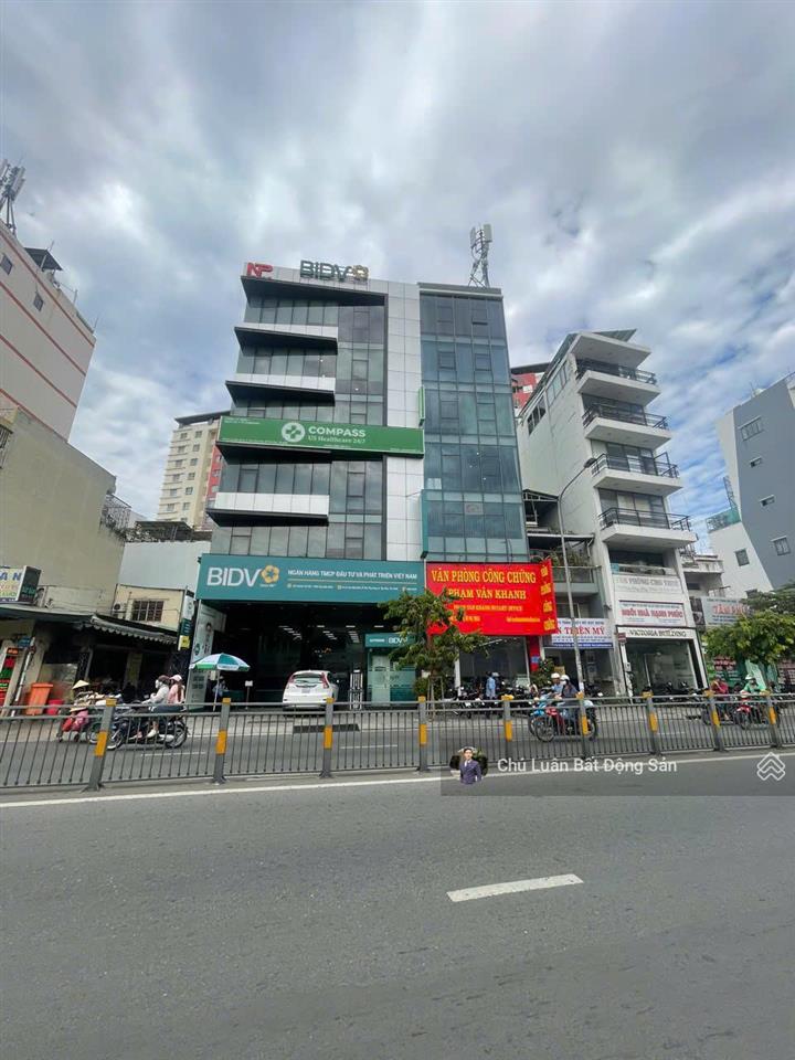 Building 3 mặt tiền nguyễn văn thủ, quận 1. dt 120m2 (6x20m), sàn 950m2, h8t, hđt 220tr/th. 85 tỷ