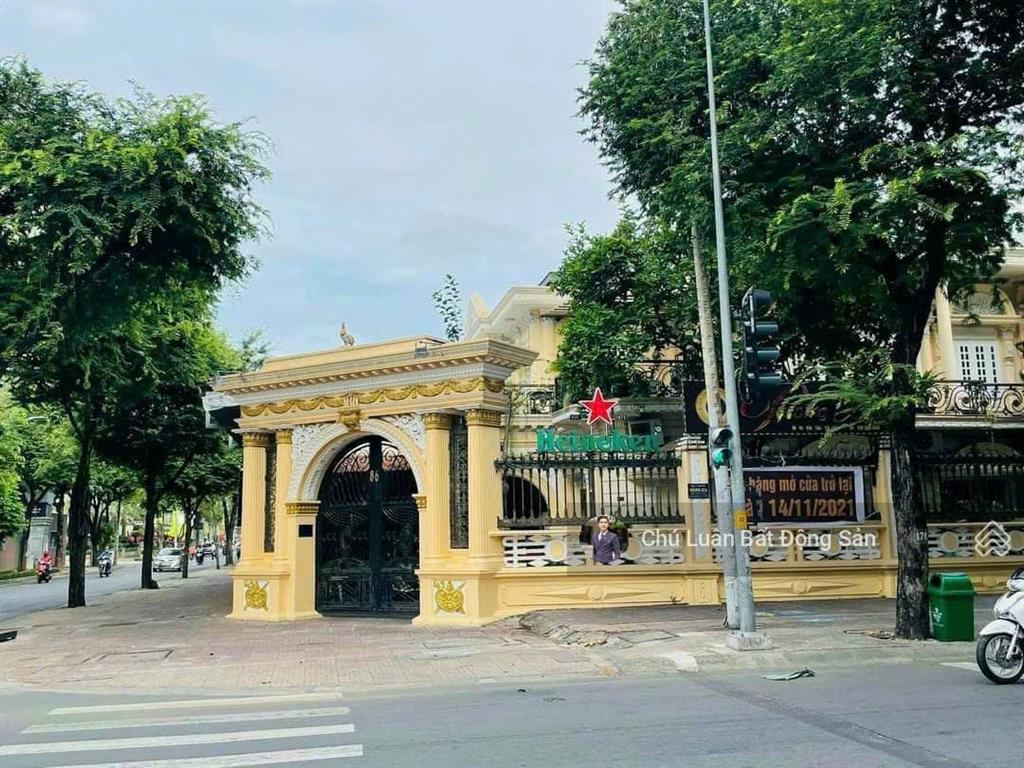 Bán biệt thự siêu hiếm góc 2 mặt tiền pasteur, p6, quận 3. dt 9x27m (243m2), khu siêu sang. 96 tỷ