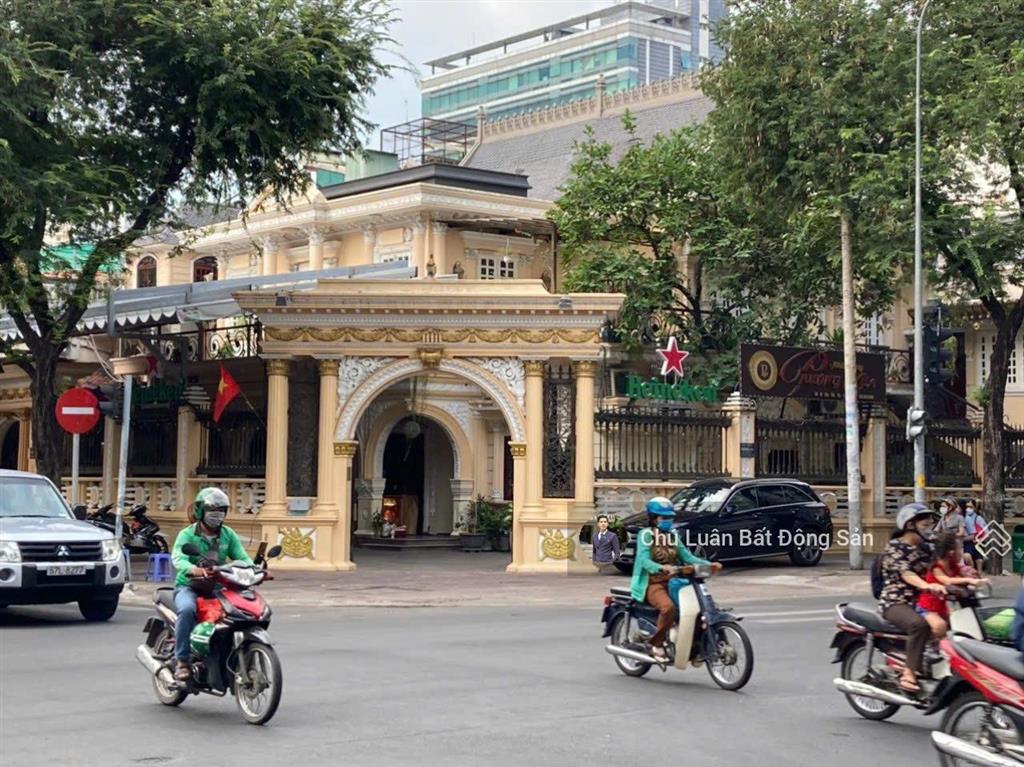 Bán biệt thự siêu hiếm góc 2 mặt tiền pasteur, p6, quận 3. dt 9x27m (243m2), khu siêu sang. 96 tỷ