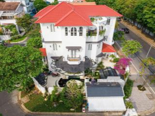Bán nhà biệt thự khu compound thảo điền, quận 2. 588m2 (20x29m)  4 tầng  hồ bơi. giá 99 tỷ