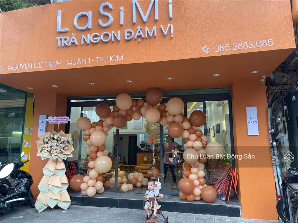 Bán nhà đi định cư. mặt tiền nguyễn cư trinh, quận 1. 61m2(6x11m), 2 tầng, hđt 60tr/th. 30,5 tỷ