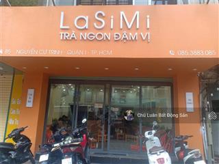Bán nhà đi định cư. mặt tiền nguyễn cư trinh, quận 1. 61m2(6x11m), 2 tầng, hđt 60tr/th. 30,5 tỷ