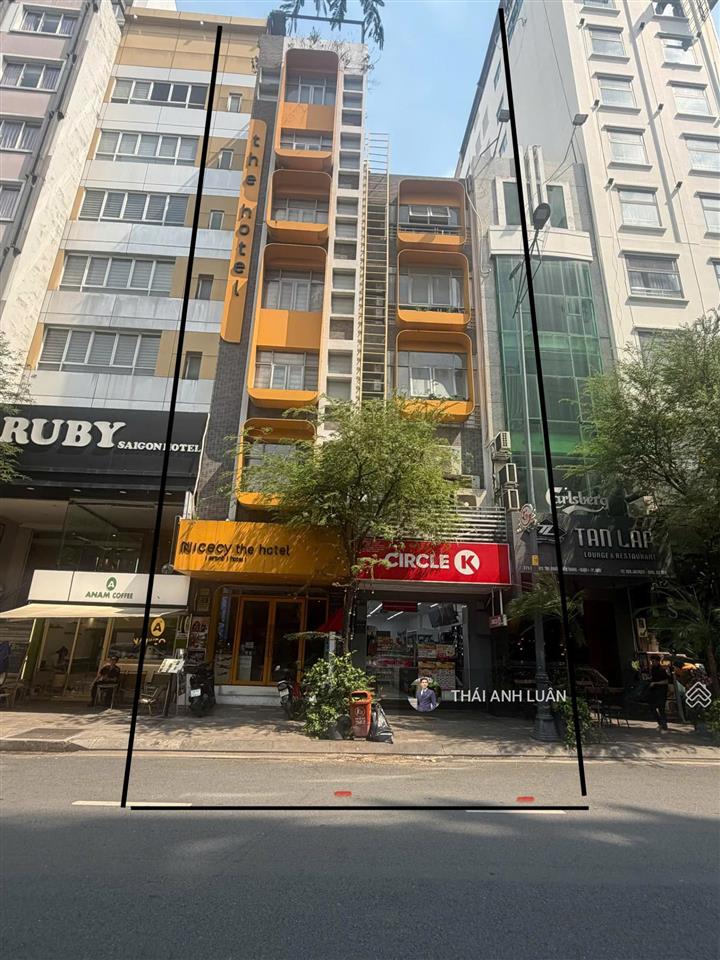 Ngang 12m cực hiếm. mặt tiền bùi viện, quận 1. 260m2(12x22m), 4 tầng. hđt 250tr/th, 104 tỷ