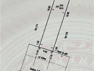 Bán nhà mặt tiền trần thủ độ 3.5x18.2m nhà cấp 4 đường 14m hướng tây nam giá 8.2 tỷ (tl)