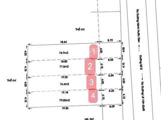 Đất mặt tiền đường số 8 giáp tân phú, ngay công viên kênh nước đen 4x26m (odt 79m2) chỉ 8.35 tỷ