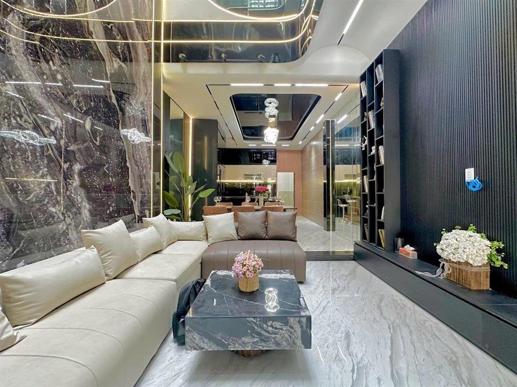 Bán nhà vip lê văn quới  full nội thất cực xịn dt 4x24.5m 4.5 tấm hẻm 12m thông giá 13,7 tỷ tl