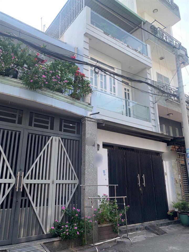 Nhà ngay chợ gò xoài hẻm xe tải thông 4x14m 1 lầu hẻm nhựa 6m giá 5.79 tỷ tl