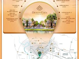 Dragon eden  lô góc 2mt view công viên cụm trường học tttm chỉ 500m đón sóng hạ tầng ngàn tỷ