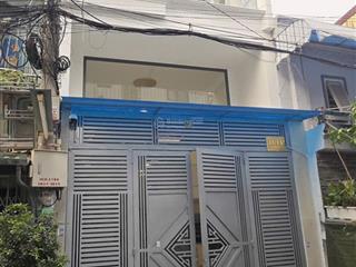Hẻm 5m 1 sẹc đường 1 c  4x14m, 3 tấm đúc kiên cố  hoàn công sổ mới đầy đủ  hỗ trợ vay bank