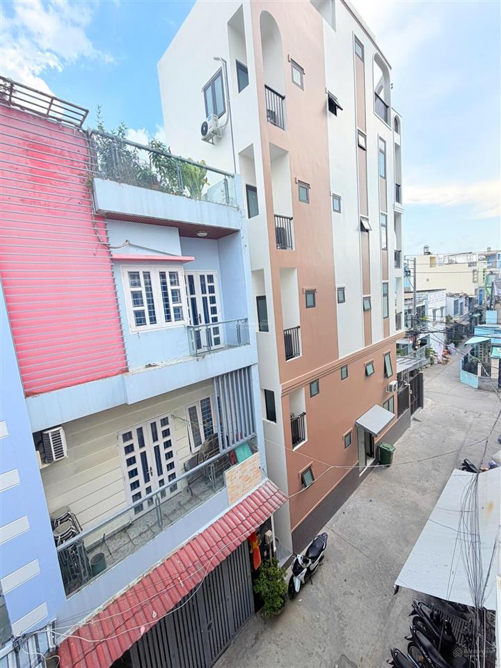 Giáp q6  tên lửa  ngang 5m cực hiếm3 tầng kiên cố nhà đẹp  hẻm 6m khu nhà cao tầng dân trí cao