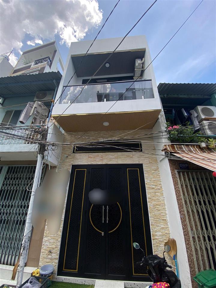 Sát chợ bình trị đôngqua tên lửa 2pnhà 3 tầng thiết kế hiện đại  hẻm 5m thông  dân cư đông đúc