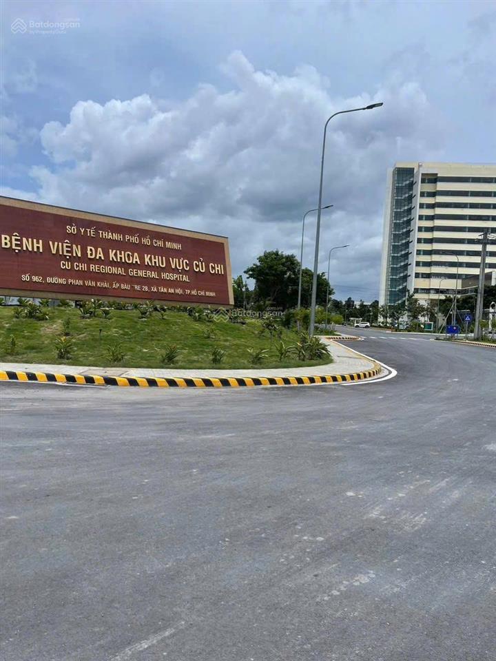 Chính chủ! đất thổ cư cạnh bệnh viện đa khoa củ chi mới, 125m2, sổ hồng riêng, bán nhanh 1 tỷ