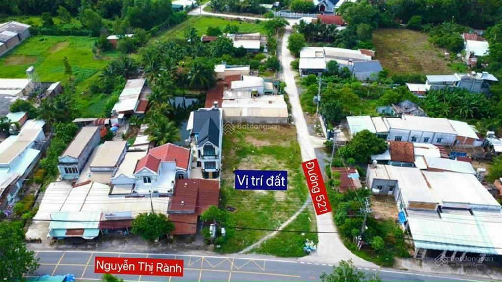 Bán thổ cư mặt tiền nguyễn thị rành 135m2 100% thổ cư sổ riêng giá 950tr gần kcn tây bắc củ chi