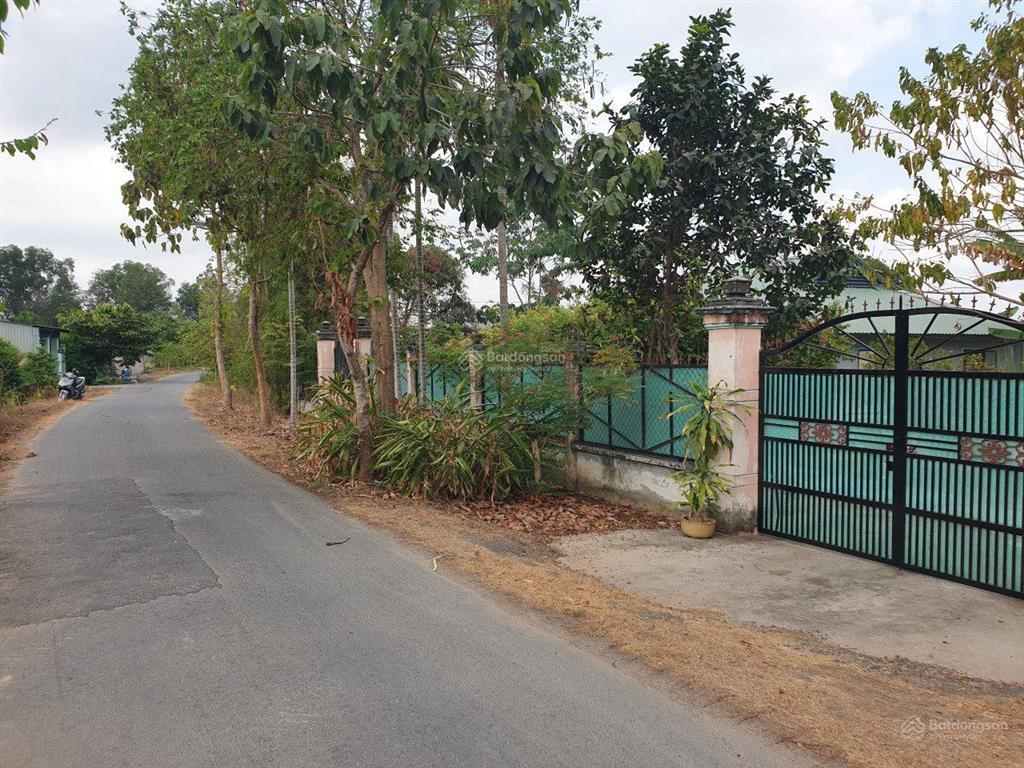 Bán đất rộng gần xuyên á củ chi 23x35=800m2 đất vuông vức shr giá 1 tỷ 4 ngay đường nhựa ô tô.