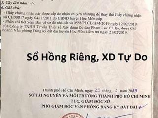 Đất trống xây dựng ngay đường lê thị hà tân xuân hm  5x22m=110,6m2 shr 1tỷ050 gần ubnd tân xuân cũ