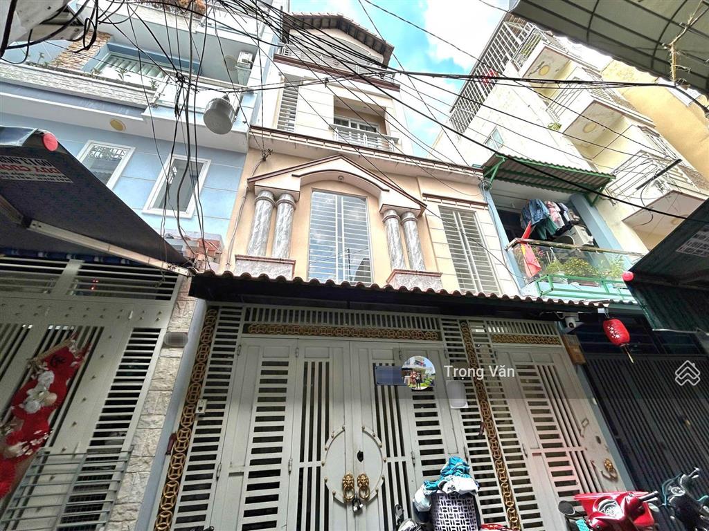 Gấp bán 6.2 tỷ  hẻm trước nhà 4m  nhà 5 tầng 5pn 5wc  sổ 52,1m² (4,48 x 12,5)