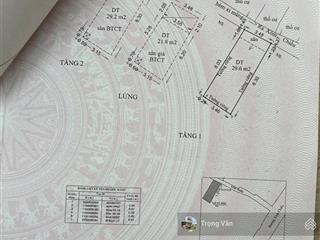 Cách 20m ra mặt tiền  ngay trường nguyễn trãi  sổ 33,5m²  nhà 3 tầng tiện cải tạo. chỉ 4,45 tỷ