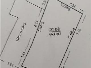 Chỉ 3,8 tỷ  sổ 66,4m² (5,51 x 12,12)  hẻm trước nhà 4,3m  căn góc 2 mặt  4pn