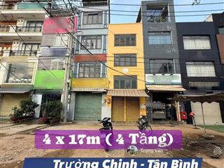 Thông số thật  mặt tiền trường chinh (35m)  nhà 4 tầng  dt 4 x 17,07 hết lg. chỉ 16,5 tỷ