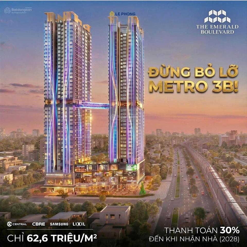 Sở hữu căn 2pn tại the emerald boulevard giá chỉ 4ty2  tiến độ thanh toán linh hoạt