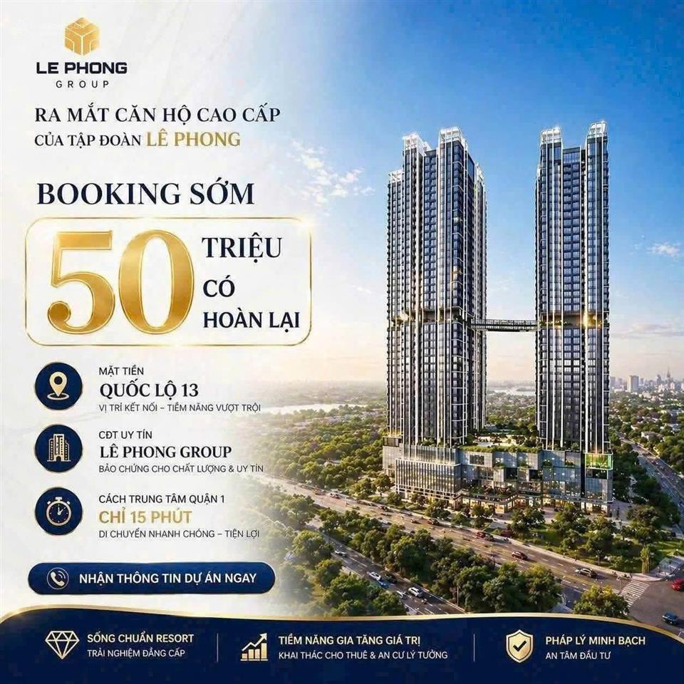 Bán căn hộ the emerald boulevard quốc lộ 13 | view sông sài gòn | tiện ích resort
