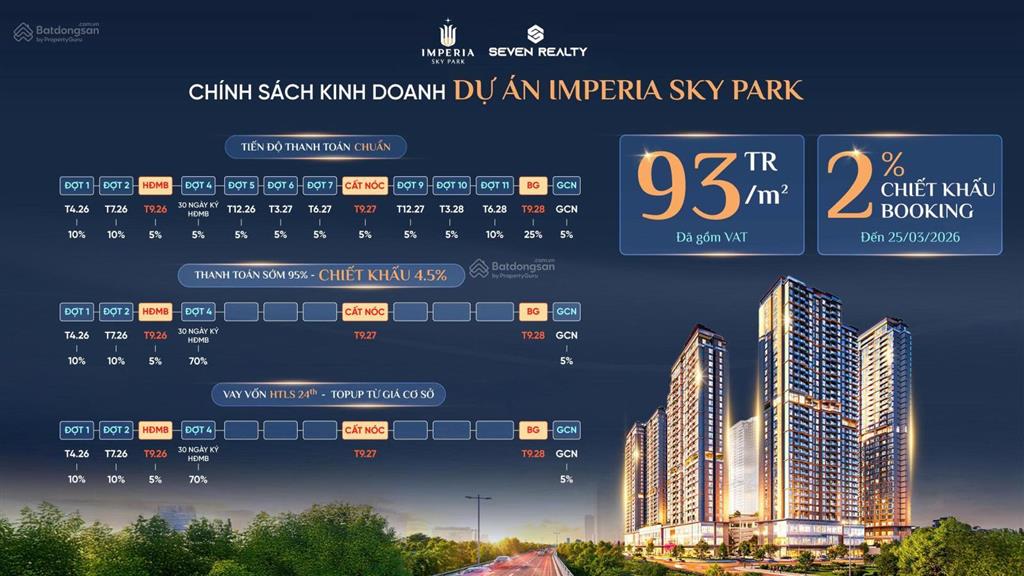 Bán căn hộ pen  duplex 186m2 15,507 tỷ/căn gđ1 tại imperia sky park.  0333 669 ***