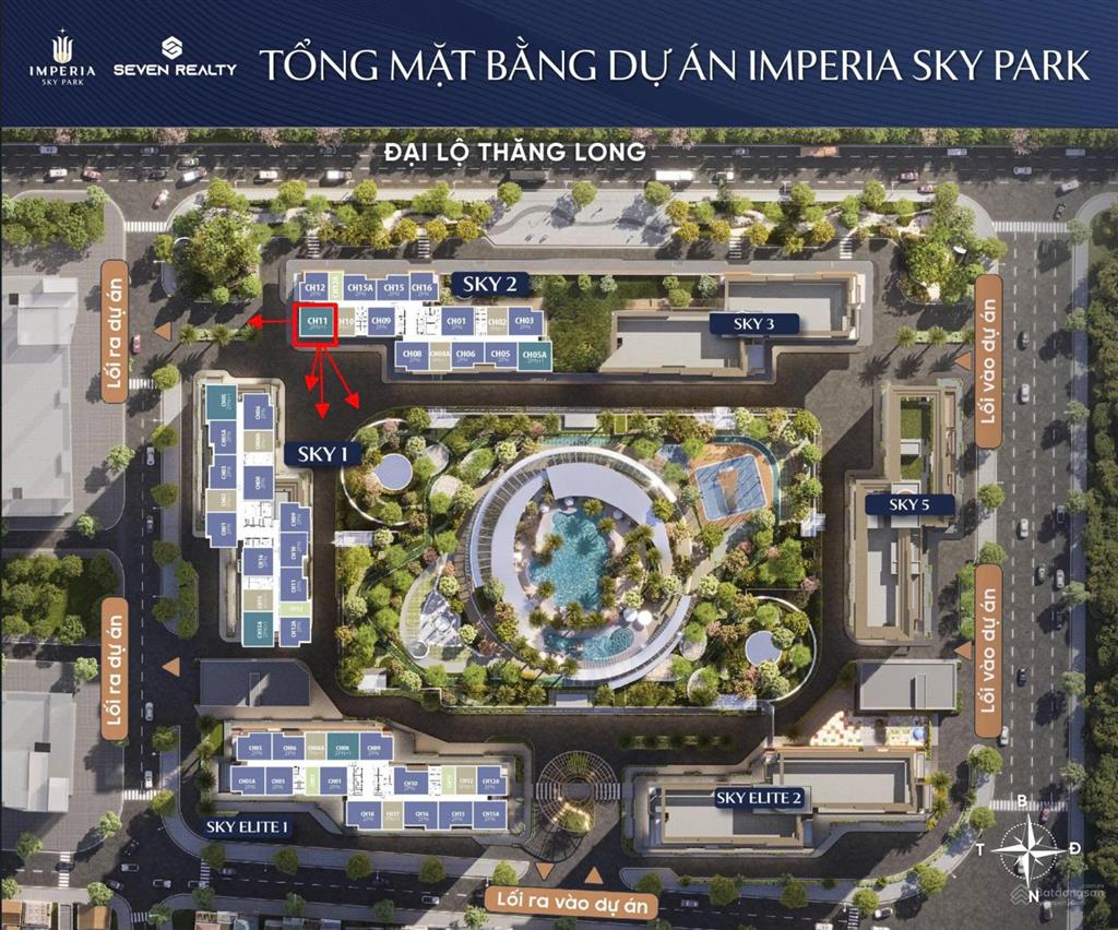 Bán căn hộ pen  duplex 186m2 15,507 tỷ/căn gđ1 tại imperia sky park.  0333 669 ***