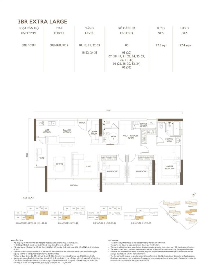 Căn hộ 118m2 3pn giá bán 9,403 tỷ layout siêu đẹp bc đông nam tại lumi hanoi.  0333 669 ***