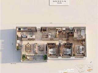 Căn hộ 118m2 3pn giá bán 9,403 tỷ layout siêu đẹp bc đông nam tại lumi hanoi.  0333 669 ***
