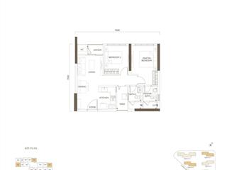 Cần bán căn 2pn 62,2m2 với giá 4,5 tỷ bao phí ban công đông nam view thoáng.  0333 669 ***