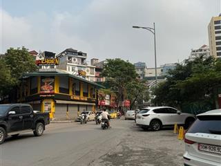 Lô góc 3 mặt tiền mặt phố phạm tuấn tài  120m2 x mt 25m  vỉa hè  kinh doanh  72 tỷ