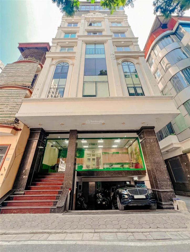 57 tỷ sở hữu tòa vp 9 tầng mặt phố  vừa ở vừa cho thuê 100tr/tháng