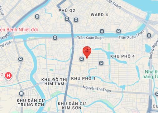 Bán chdv 10x20m, trệt 5 lầu, tn 215triệu, đường số 4, phường tân quy, quận 7