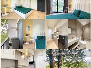 Cho thuê căn hộ 1pn 45m2, balcony view cây xanh, thang máy, hầm xe, cho nuôi pet, gần uef, hutech