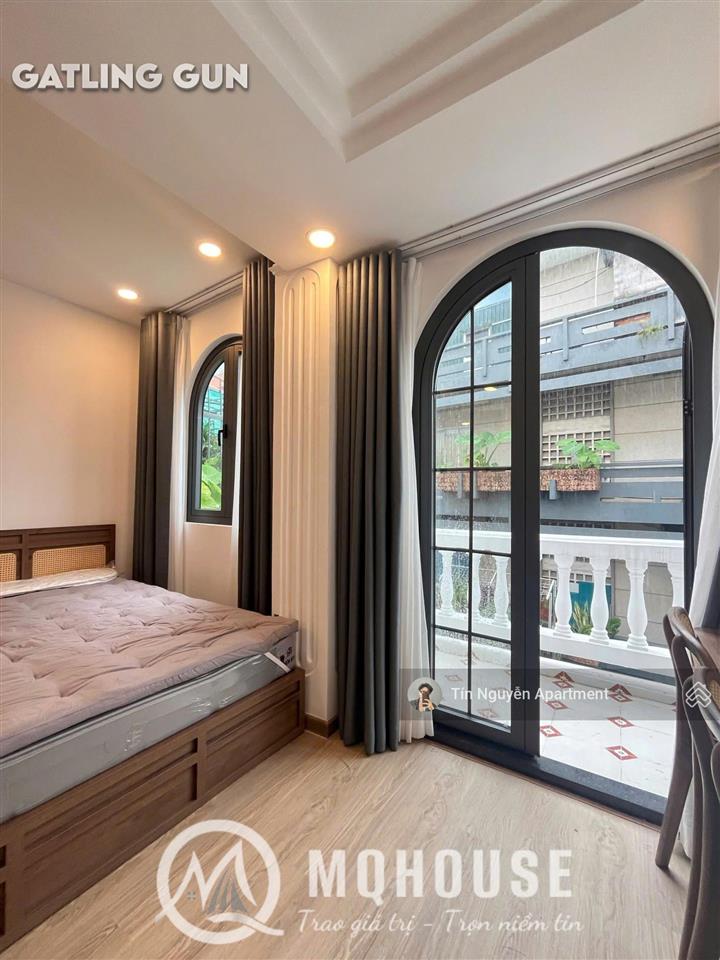 Căn hộ ~45m2 ngay trung tâm ban công lớn full nội thất gần cv lê văn tám phố phan xích long giáp q3