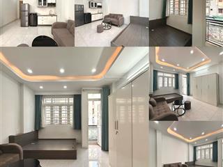 Căn hộ studio 45m2 full nội thất máy giặt riêng balcony cửa sổ gần thảo cầm viên, cầu bason